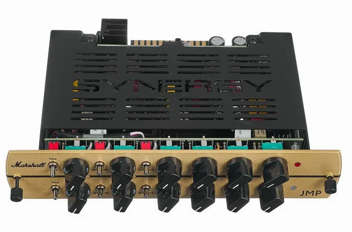 Synergy Marshall JMP Preamp, angolo del cabinet
