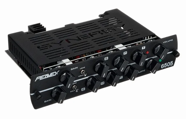 Synergy Peavey 6505, vista dall'alto della testata