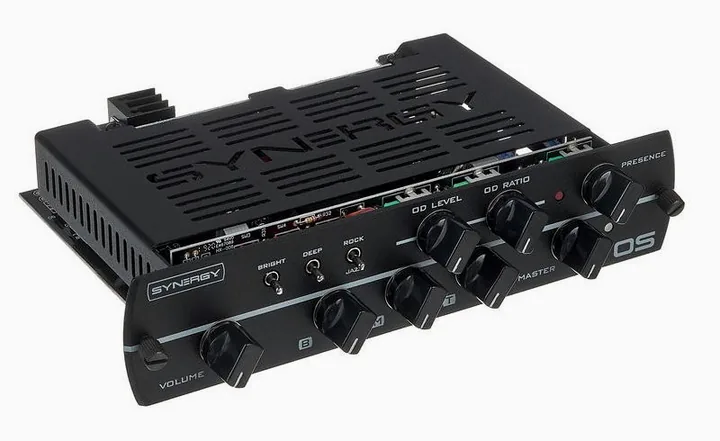 Synergy OS Pre-Amp, vista dall'alto della testata