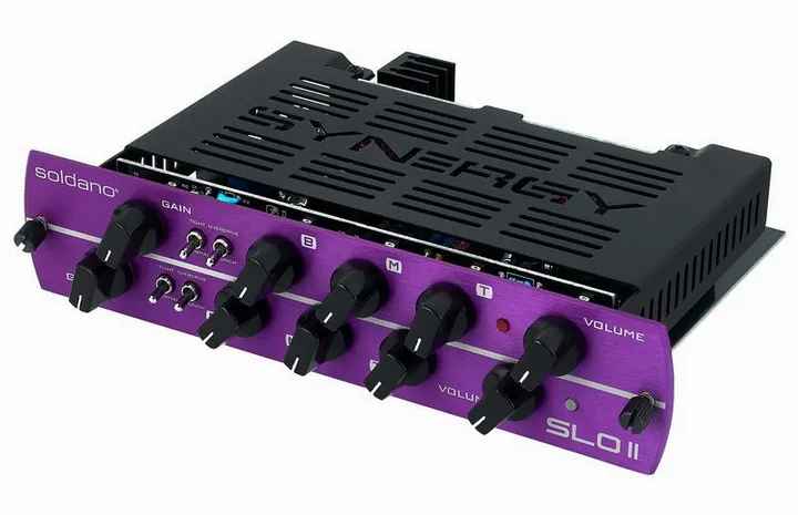 Synergy SLO II Preamp LTD Purple visto di fronte
