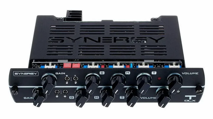 Synergy TW/DLX, retro con le prese di collegamento