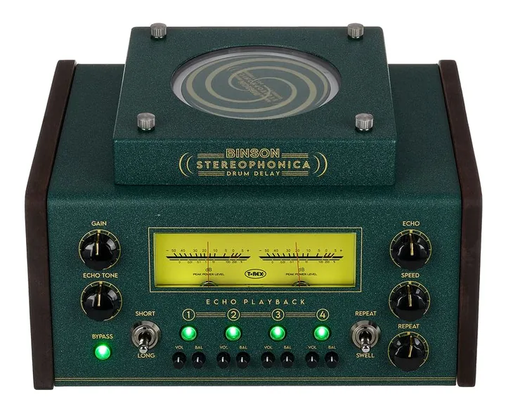 T-Rex Binson Stereophonica, grafica del pannello superiore