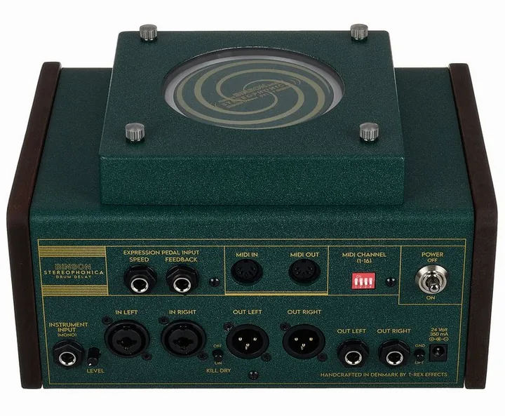 T-Rex Binson Stereophonica, manopole viste dall'alto