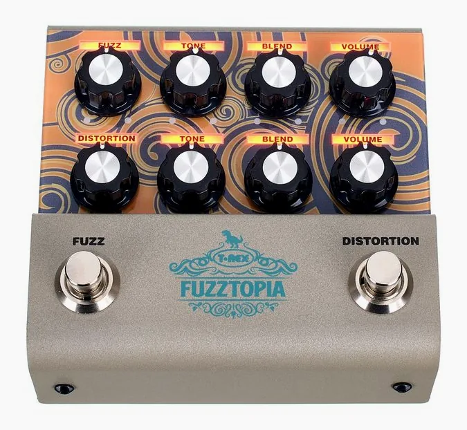 T-Rex Fuzztopia, manopole viste dall'alto