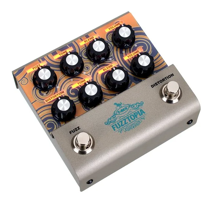 T-Rex Fuzztopia, connettori sul retro dell'unita