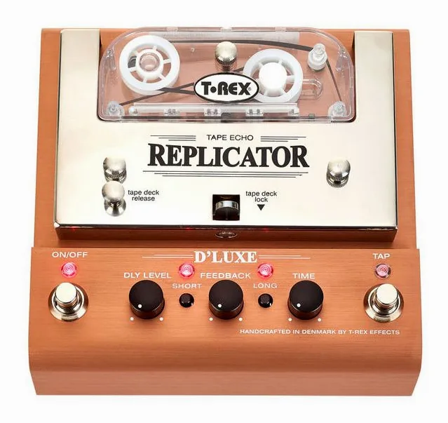 T-Rex Replicator D´Luxe Tape Echo, connettori sul retro dell'unita