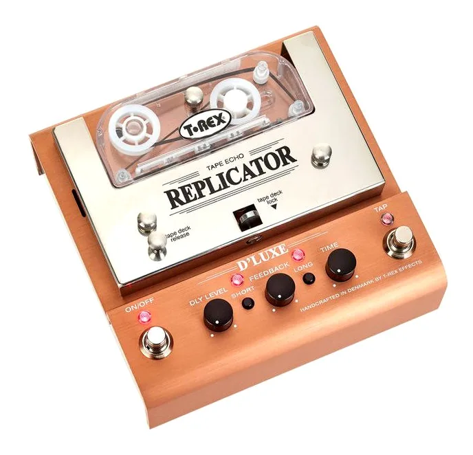 T-Rex Replicator D´Luxe Tape Echo, ingressi e uscite laterali