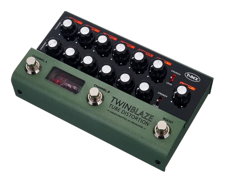 T-Rex Twinblaze Tube Distortion visto di fronte
