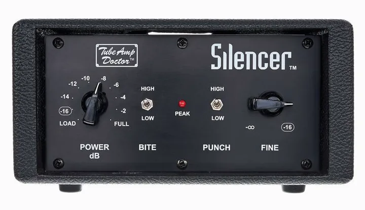 TAD Silencer 16 Ohms Black, pannello dei controlli in primo piano
