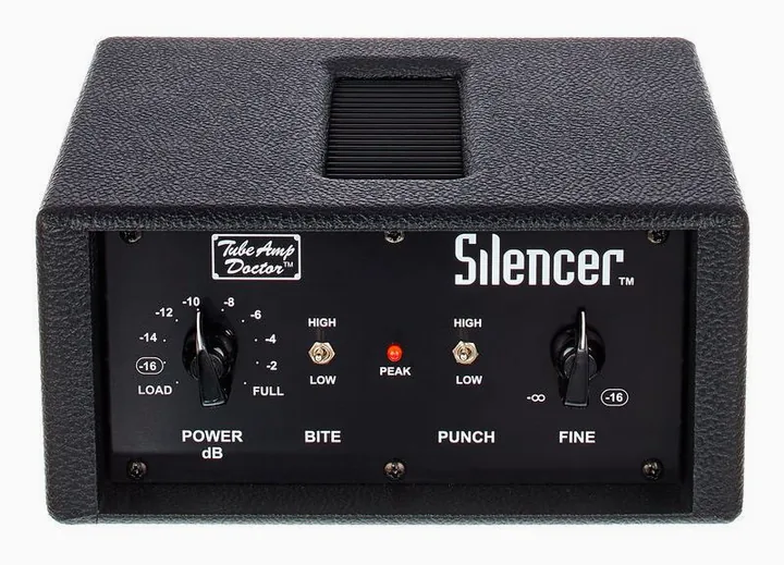 TAD Silencer 8 Ohms Black, logo e finiture del pannello frontale