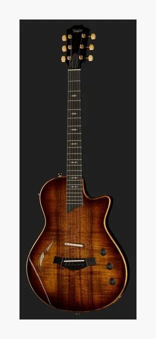 Taylor T5z Custom Koa, curve del body viste dall'alto
