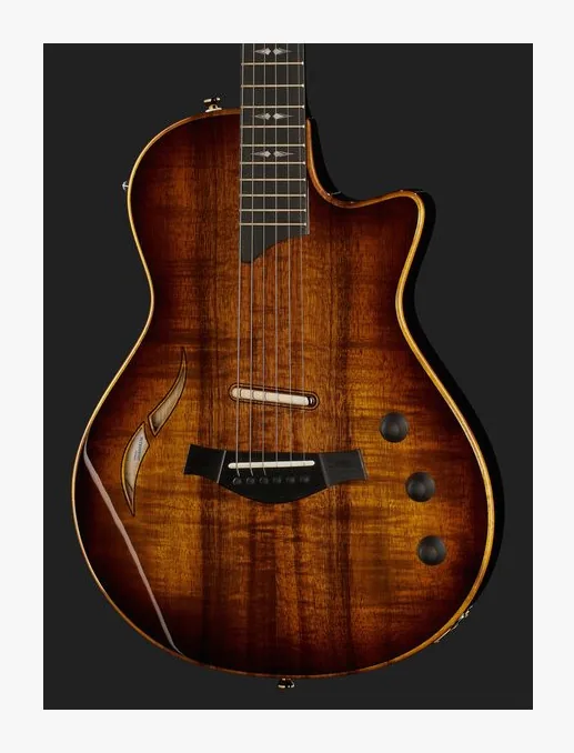 Taylor T5z Custom Koa, pickup e manopole dei controlli
