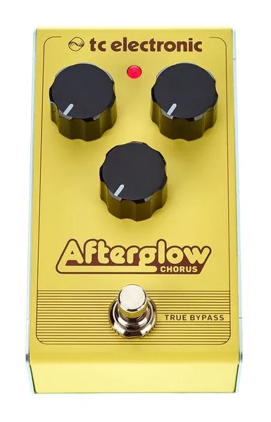 tc electronic Afterglow Chorus, manopole viste dall'alto