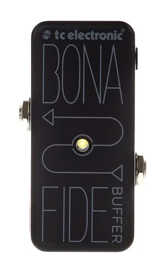 tc electronic BonaFide Buffer, manopole viste dall'alto