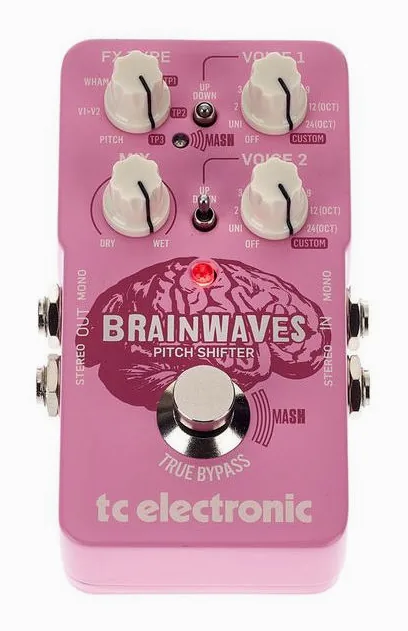 tc electronic Brainwaves Pitch Shifter, ingressi e uscite laterali