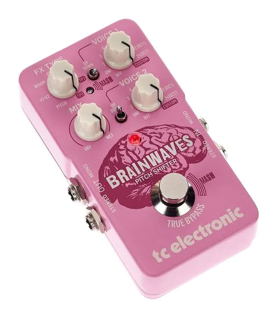 tc electronic Brainwaves Pitch Shifter, led e interruttore a pedale