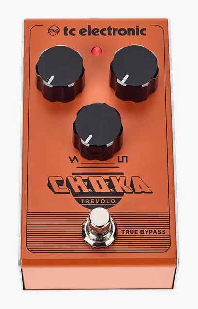 tc electronic Choka Tremolo, led e interruttore a pedale