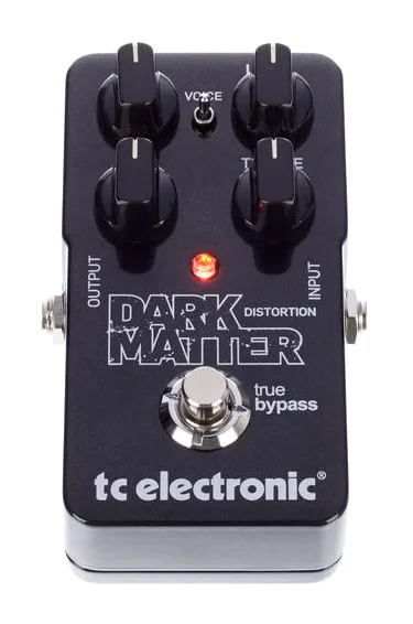tc electronic Dark Matter Distortion, manopole viste dall'alto