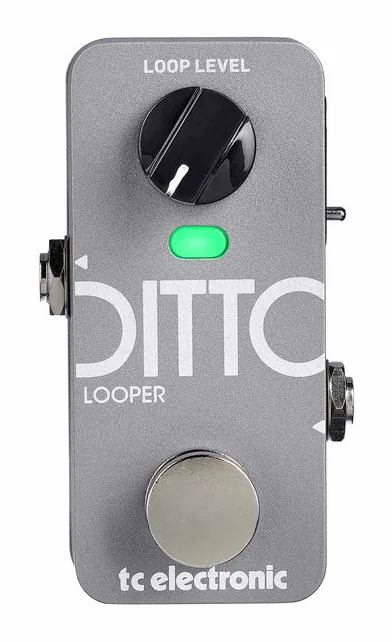 tc electronic Ditto 2 Looper, manopole viste dall'alto