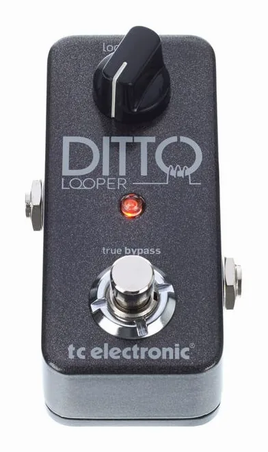 tc electronic Ditto Looper, manopole viste dall'alto