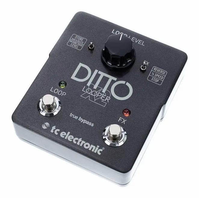 tc electronic Ditto X2 Looper inquadrato di fronte su sfondo neutro