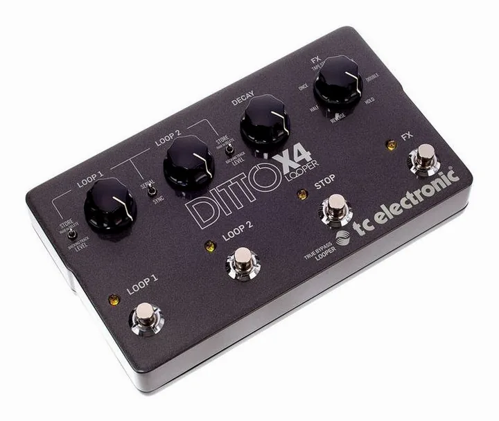 tc electronic Ditto X4 Looper, connettori sul retro dell'unita
