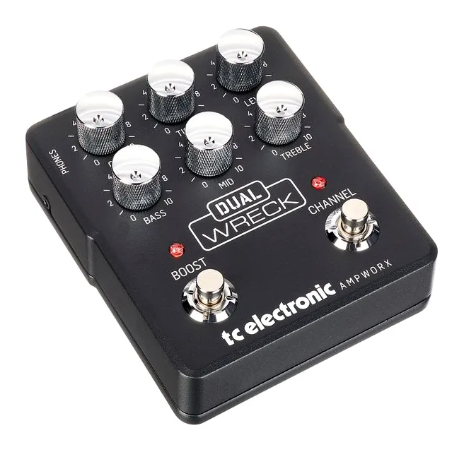tc electronic Dual Wreck Preamp, ingressi e uscite laterali