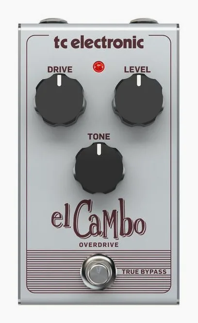 tc electronic El Cambo Overdrive, grafica del pannello superiore