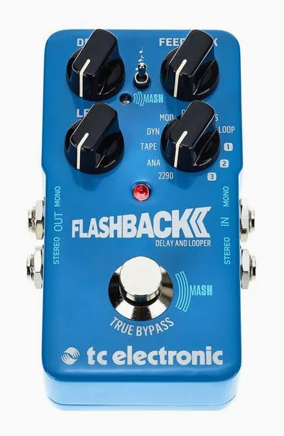 tc electronic Flashback 2 Delay, ingressi e uscite laterali