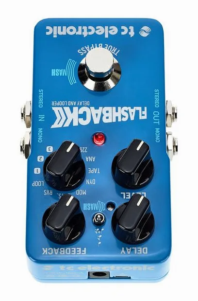 tc electronic Flashback 2 Delay, manopole viste dall'alto
