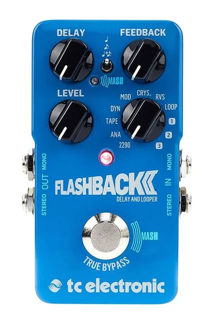 tc electronic Flashback 2 Delay, connettori sul retro dell'unita