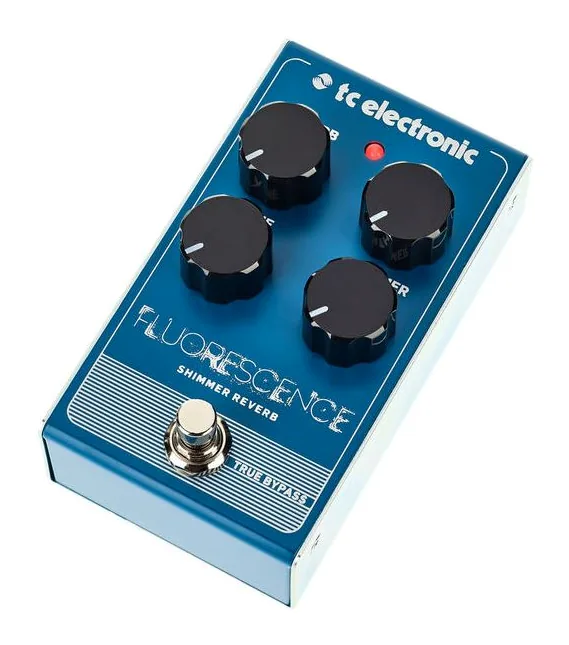 tc electronic Fluorescence Shimmer Reverb, led e interruttore a pedale
