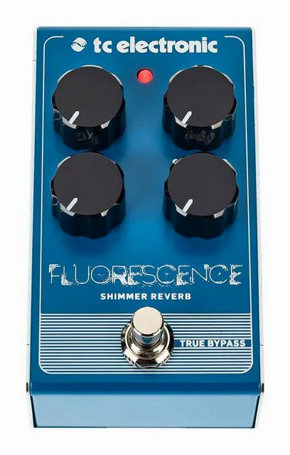 tc electronic Fluorescence Shimmer Reverb, led e interruttore a pedale