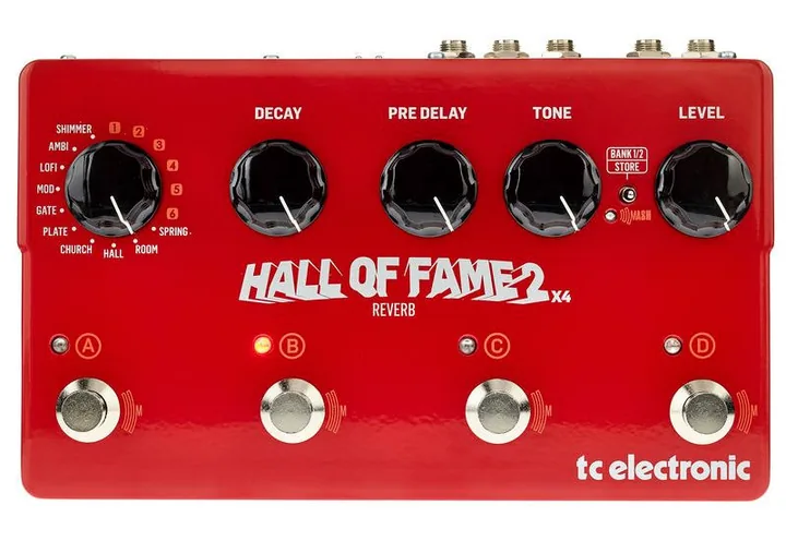 tc electronic Hall of Fame 2x4, ingressi e uscite laterali