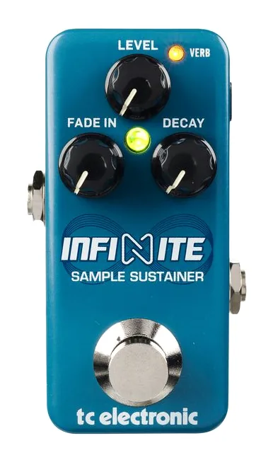 tc electronic Infinite Mini Sample Sustainer, grafica del pannello superiore