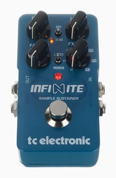 tc electronic Infinite Sample Sustainer, connettori sul retro dell'unita