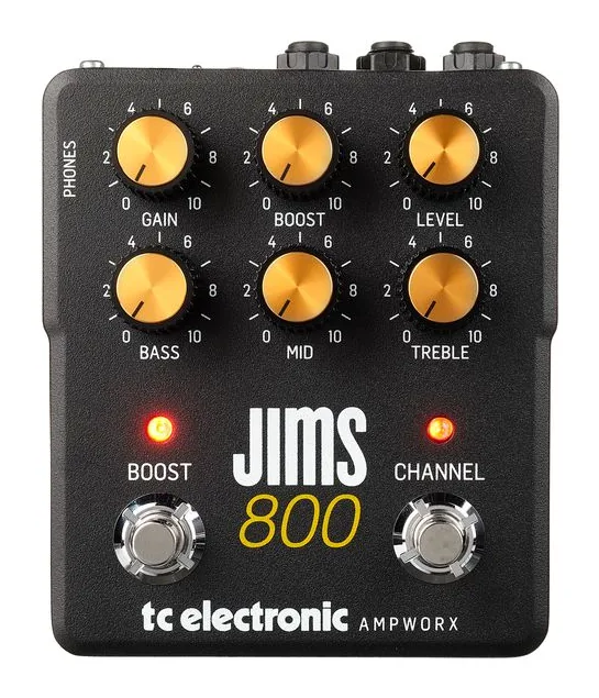 tc electronic JIMS 800 Preamp, connettori sul retro dell'unita