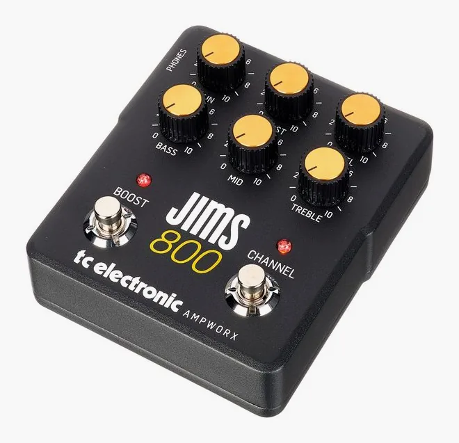 tc electronic JIMS 800 Preamp in primo piano frontale