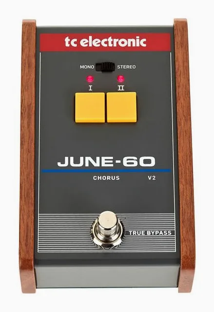 tc electronic JUNE-60 Chorus V2, ingressi e uscite laterali