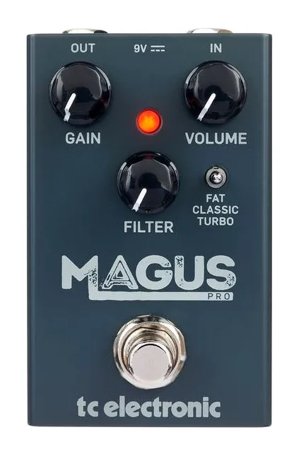 tc electronic Magus Pro Distortion, ingressi e uscite laterali