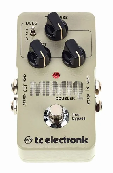 tc electronic Mimiq Doubler, led e interruttore a pedale