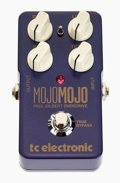 tc electronic Mojo Mojo Paul Gilbert Overdr., ingressi e uscite laterali