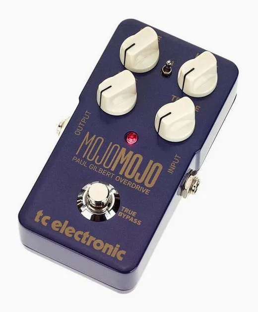 tc electronic Mojo Mojo Paul Gilbert Overdr. fotografato frontalmente