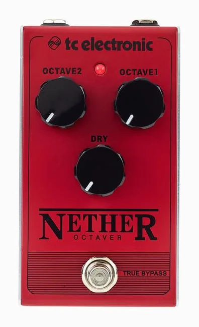 tc electronic Nether Octaver, led e interruttore a pedale