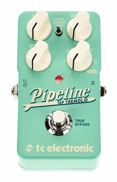 tc electronic Pipeline Tap Tremolo, ingressi e uscite laterali
