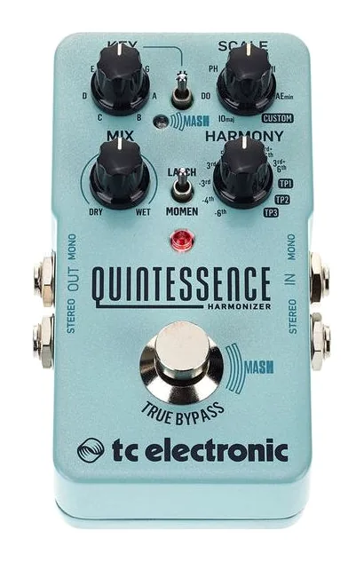 tc electronic Quintessence Harmony, grafica del pannello superiore