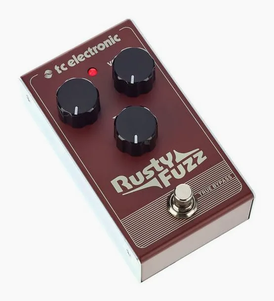 tc electronic Rusty Fuzz, led e interruttore a pedale