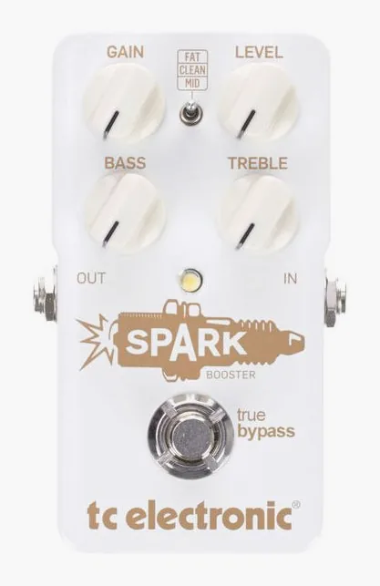 tc electronic Spark Booster, led e interruttore a pedale