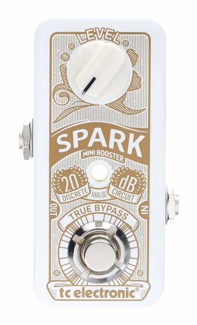 tc electronic Spark Mini Booster, grafica del pannello superiore
