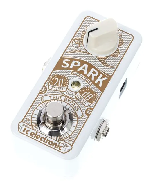 tc electronic Spark Mini Booster in primo piano frontale
